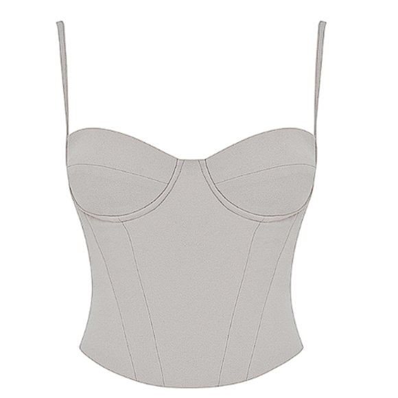 HOUSE OF CB 'Shanna' Oyster Underwired Corset NWOT - Picture 6 of 10